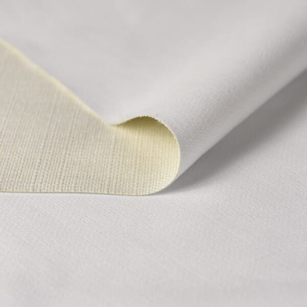 Flame Retardant Linen Coated Blackout Fabric 100% Polyester