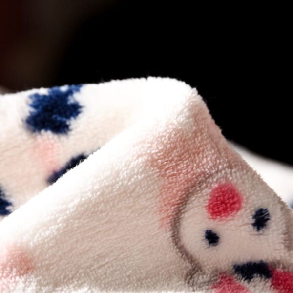Inherent Flame Retardant Coral Fleece Printing Fabric Polyester Fire Resistant Fabric