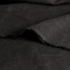 Flame Resistant Brushed Fabric for Home Textile in Black, Polyester, 150cm Width