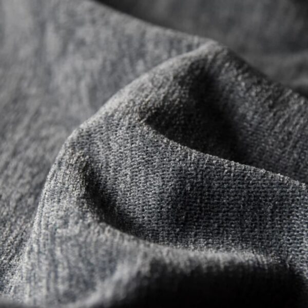 Fire Retardant DimGray Chenille Fabric for Upholstery, Polyester