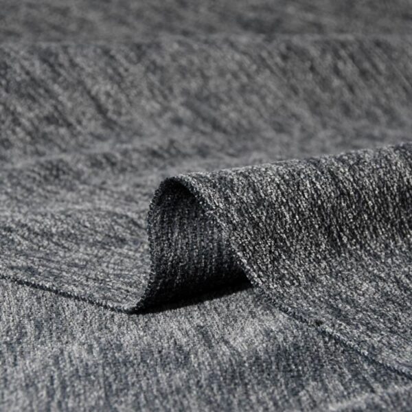 Fire Retardant DimGray Chenille Fabric for Upholstery, Polyester