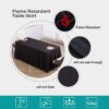 Begoodtex Flame Retardant Spandex Table Skirt For Wedding Decoration