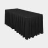 Begoodtex Flame Retardant Spandex Table Skirt For Wedding Decoration