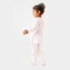 Fire Retardant Polyester Jersey Fabric Long Sleeve Kids Pajamas Set