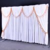 Fire Retardant Polyester Upholstery Velvet Stage Velvet Curtain Drapes For Theater