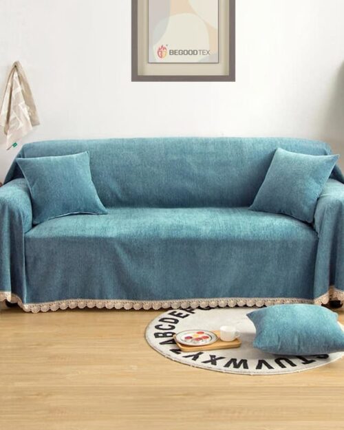 Begoodtex Flame Retardant Polyester Chenille Sofa Cover For Home Textile