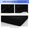 Flame Retardant Rectangular Polyester Table Cloth For Wedding Dining Party