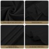 Flame Retardant Poly Premiere Fabric Round Table Cloth For Wedding Banquet Parties