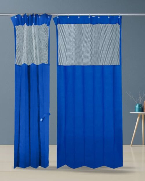 Inherent Fire Retardant Polyester Non-woven Fabric Mesh Curtain