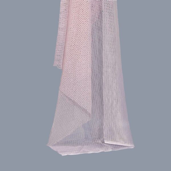 Permanent Flame Retardant Mesh Fabric in LightPink for Home Textiles – 100% Polyester