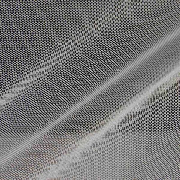 Inherent Flame Retardant Mesh Fabric in White for Home Textiles – 100% Polyester