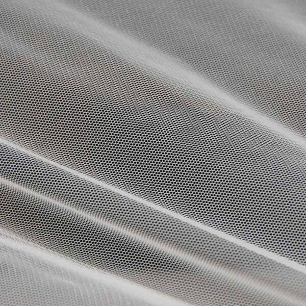 Inherent Flame Retardant Mesh Fabric in White for Home Textiles – 100% Polyester