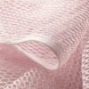 Permanent Flame Retardant Mesh Fabric in LightPink for Home Textiles – 100% Polyester