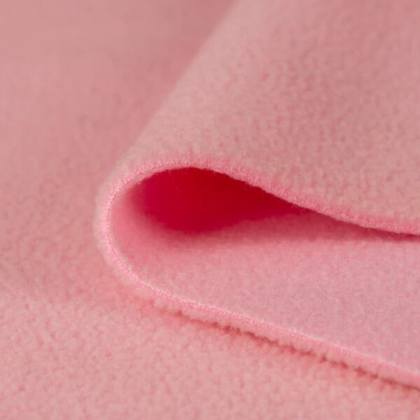 Inherent Flame Retardant Polar Fleece Fabric in LightPink, 150cm Width, 100% Polyester