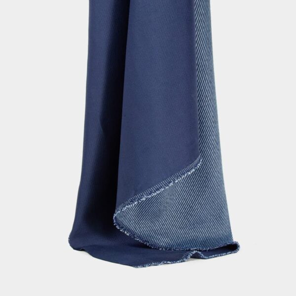 Permanent Fireproof Jacquard Fabric in SteelBlue for Industry, 150cm Width, 100% Polyester