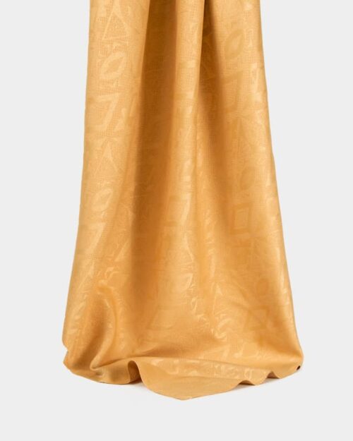 Inherent Flame Retardant Jacquard Fabric in Orange for Industry, 150cm Width, 100% Polyester