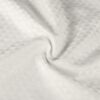 Inherent Flame Retardant Jacquard Fabric in White for Garment, Medical Curtain
