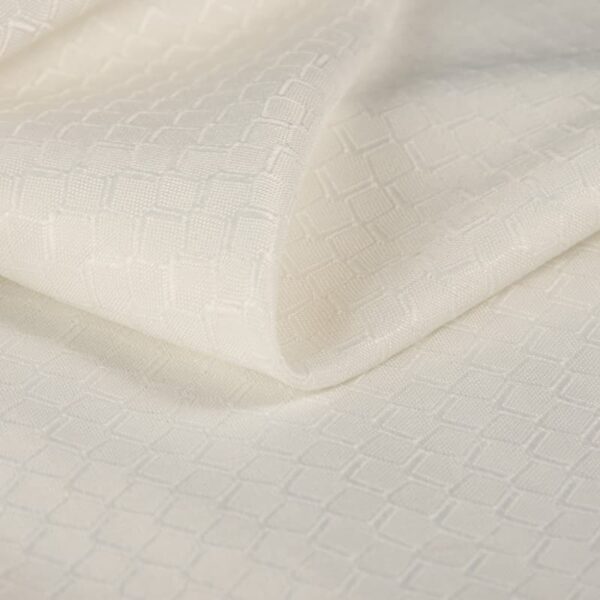 Permanent Fire Resistant Jacquard Fabric for Medical Curtain, Hotels, 100% Polyester