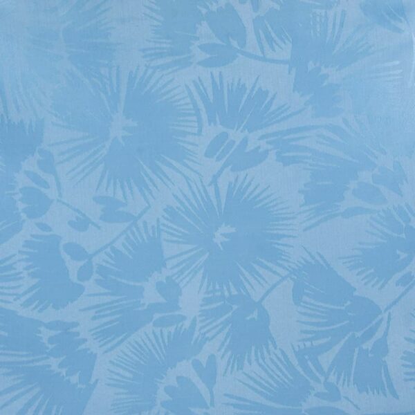 Permanent Flame Resistant Jacquard Fabric in LightSkyBlue for Curtains, 180cm Width, 100% Polyester