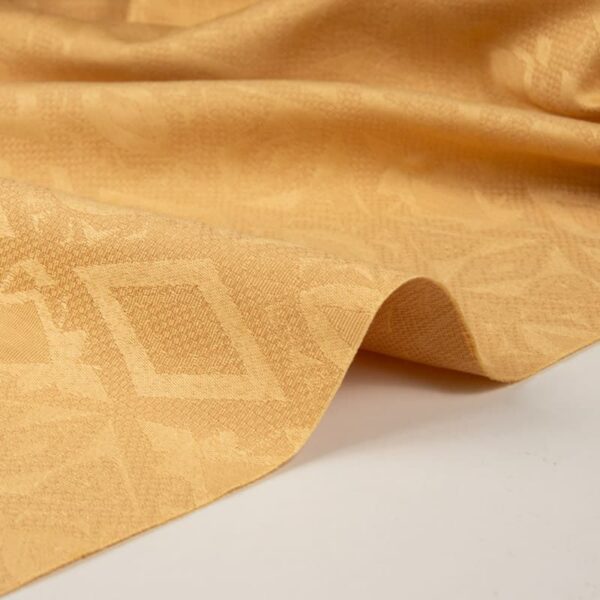 Inherent Flame Retardant Jacquard Fabric in Orange for Industry, 150cm Width, 100% Polyester