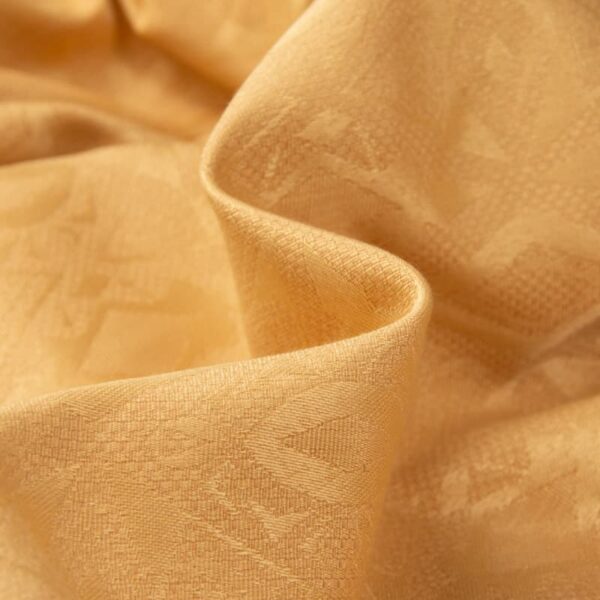 Inherent Flame Retardant Jacquard Fabric in Orange for Industry, 150cm Width, 100% Polyester