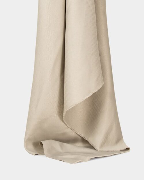 Permanent Fire Resistant Small Jacquard Fabric in Tan for Industry, 150cm Width, 100% Polyester