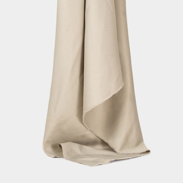 Permanent Fire Resistant Small Jacquard Fabric in Tan for Industry, 150cm Width, 100% Polyester