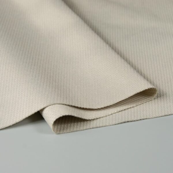 Permanent Fire Resistant Small Jacquard Fabric in Tan for Industry, 150cm Width, 100% Polyester
