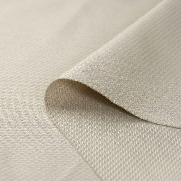 Permanent Fire Resistant Small Jacquard Fabric in Tan for Industry, 150cm Width, 100% Polyester