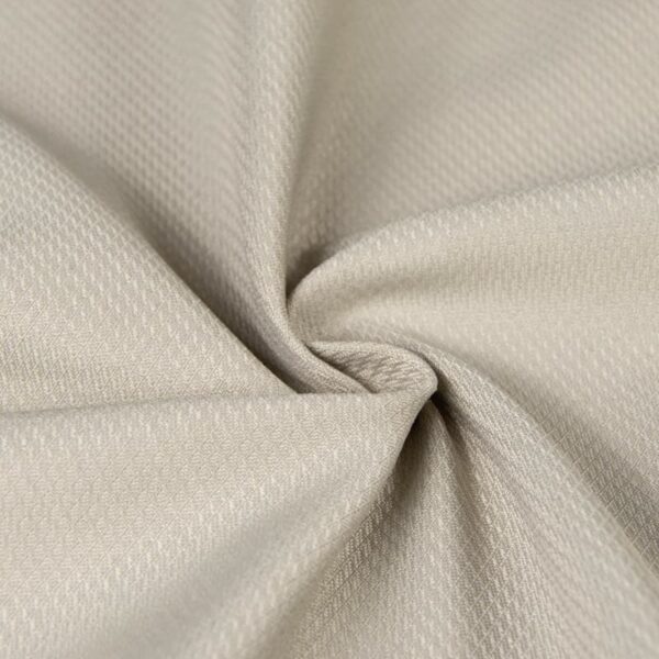 Permanent Fire Resistant Small Jacquard Fabric in Tan for Industry, 150cm Width, 100% Polyester