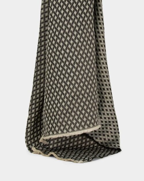 Inherent Flame Resistant Yarn Dyed Jacquard Fabric for Curtains, 150cm Width, 100% Polyester