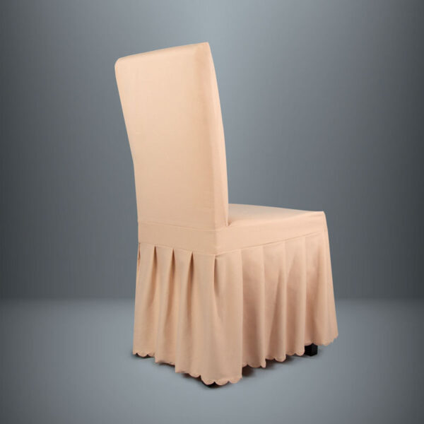 Begoodtex Inherent Flame Retardant Stretch Spandex Wedding Banquet Chair Skirt Cover