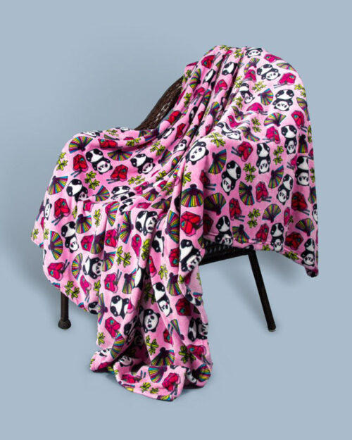 Begoodtex Flame Retardant Printed Blanket, Soft and Warm Plush for Bedroom, Living Room