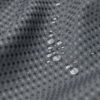 Flame retardant waterproof black shower curtain with checkered pattern