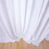 Flame Retardant White Velvet-Like Backdrop Curtain Drapes