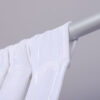 Flame Retardant White Velvet-Like Backdrop Curtain Drapes