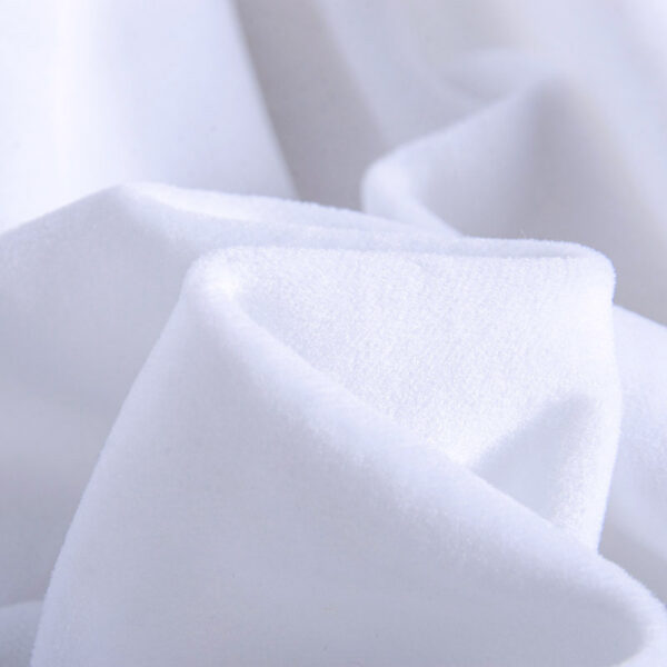 Flame Retardant White Velvet Backdrop Curtain Drapes
