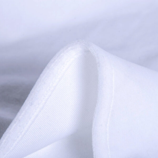 Flame Retardant White Velvet Backdrop Curtain Drapes