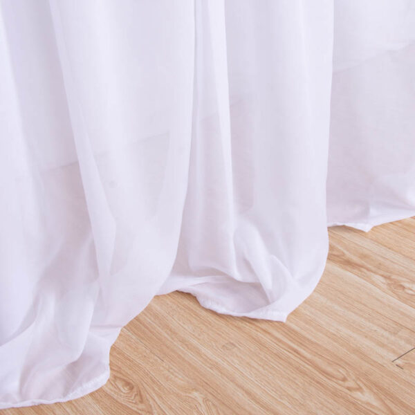 Flame Retardant Chiffon Backdrop Curtains for Wedding Decoration