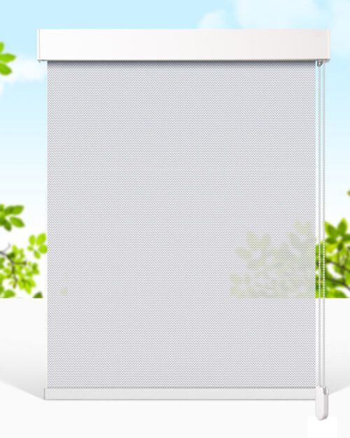 One-Way Perspective Flame-Retardant Thermal Insulation Window Screen Fabric