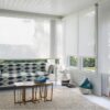 One-Way Perspective Flame-Retardant Thermal Insulation Window Screen Fabric