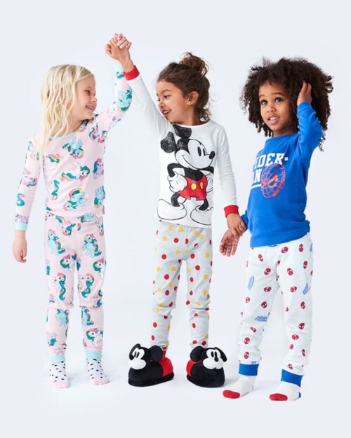 Fire Retardant Polyester Jersey Fabric Long Sleeve Kids Pajamas Set