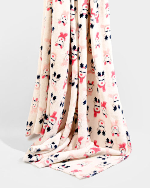 Inherent Flame Retardant Coral Fleece Printing Fabric Polyester Fire Resistant Fabric
