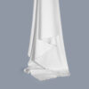 Flame Retardant Brushed Fabric Woven Fabric for Industry in White, Polyester