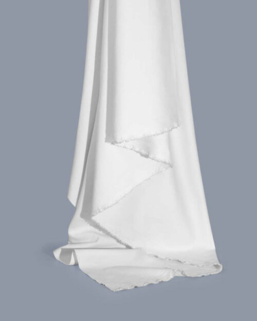 Flame Retardant Brushed Fabric Woven Fabric for Industry in White, Polyester
